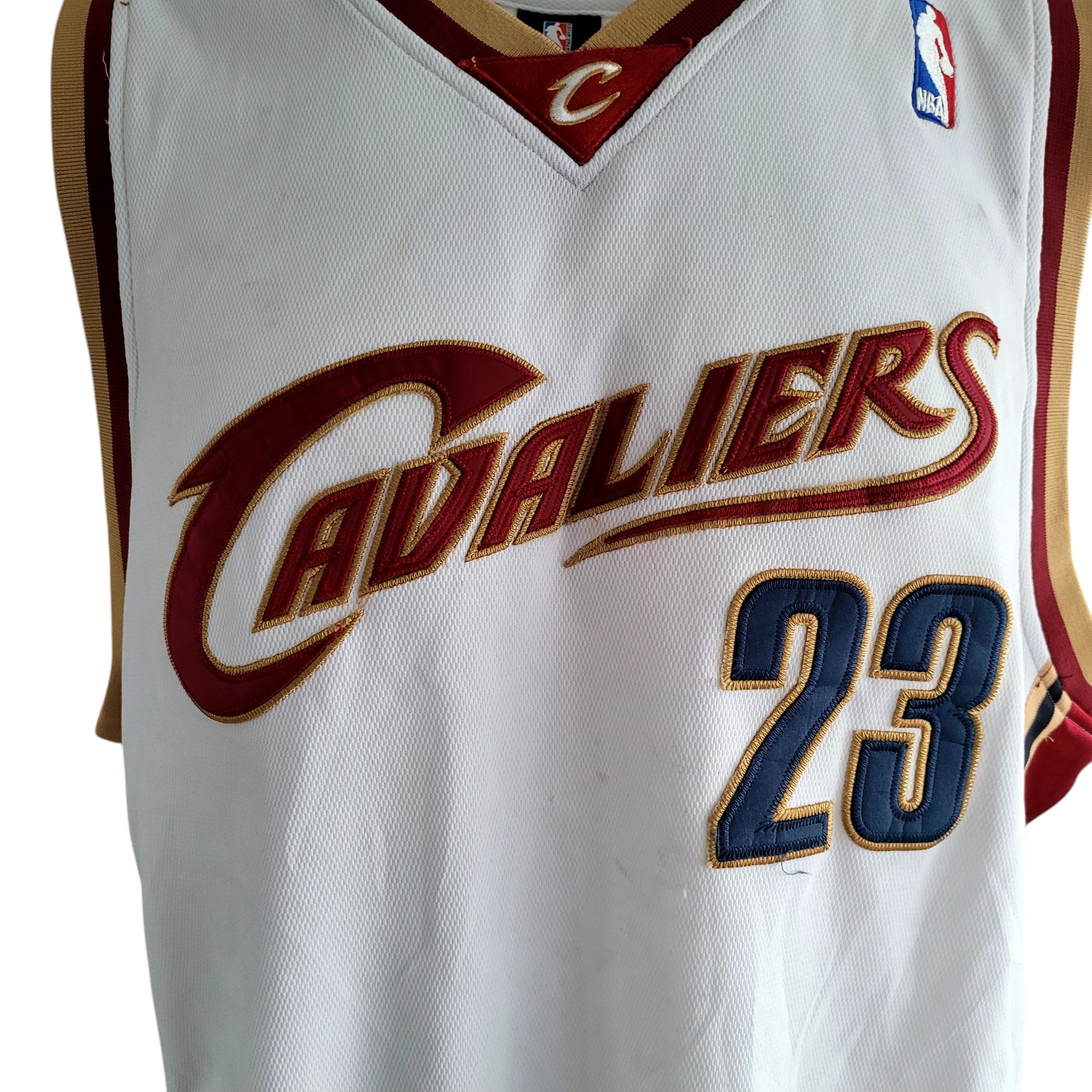 LeBron James Cleveland Cavaliers Adidas Authentic Jersey - Size 54 White NBA Player #23 - USASTARFASHION