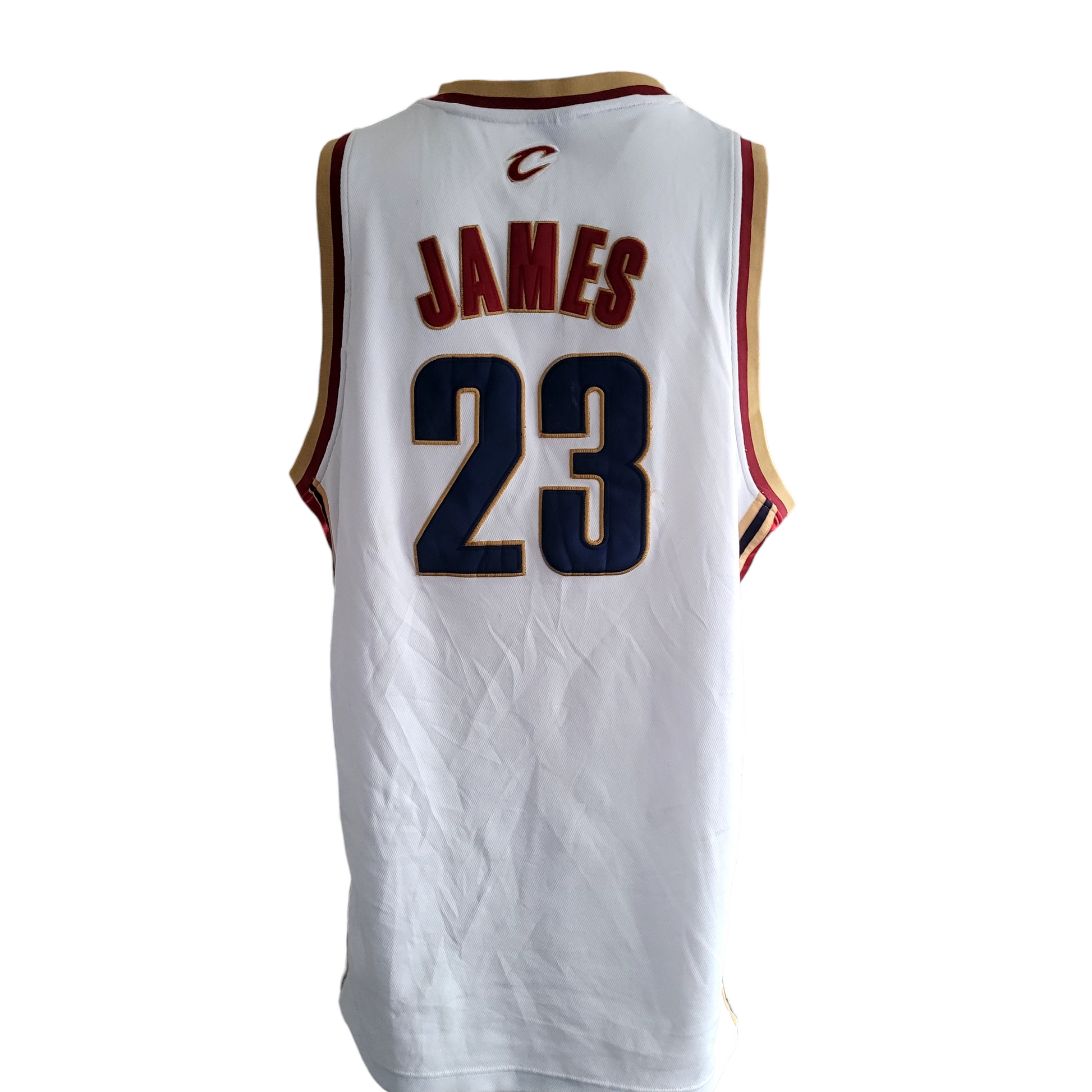 LeBron James Cleveland Cavaliers Adidas Authentic Jersey - Size 54 White NBA Player #23 - USASTARFASHION