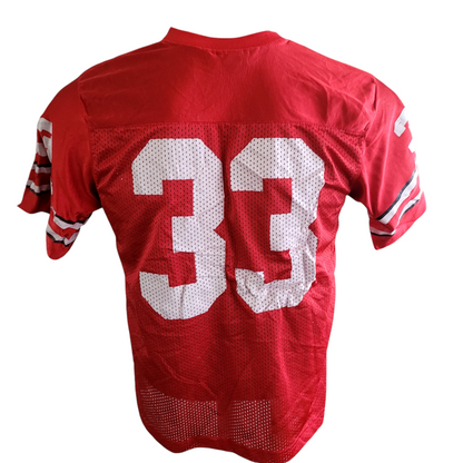 Ohio State Buckeyes Jersey #33 Nike Team Red Youth Medium - High-Quality Polyester Fabric - USASTARFASHION