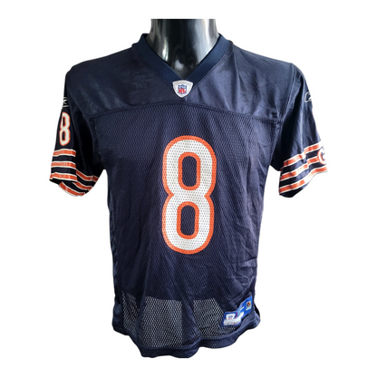 Youth Large Reebok NFL Jersey - Chicago Bears #8 Rex Grossman, Excellent Condition, Navy Blue - USASTARFASHION