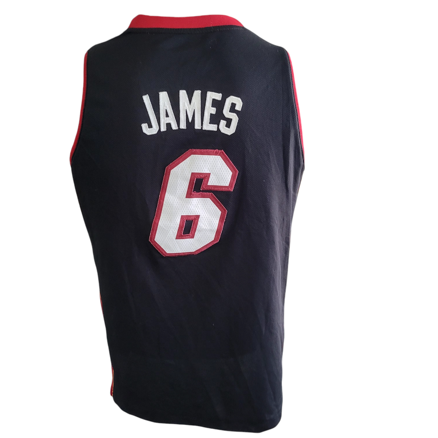 Miami Heat LeBron James #6 Jersey - Youth Medium - Adidas NBA Team Apparel - USASTARFASHION