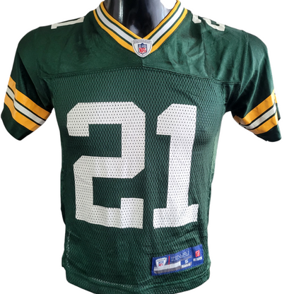 Green Bay Packers Charles Woodson #21 Jersey - Youth Small - Reebok NFL Team Apparel - USASTARFASHION