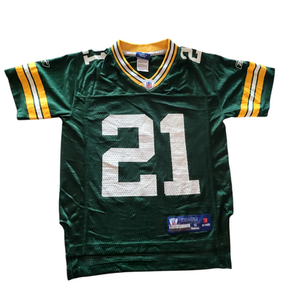 Green Bay Packers Charles Woodson #21 Jersey - Youth Small - Reebok NFL Team Apparel - USASTARFASHION