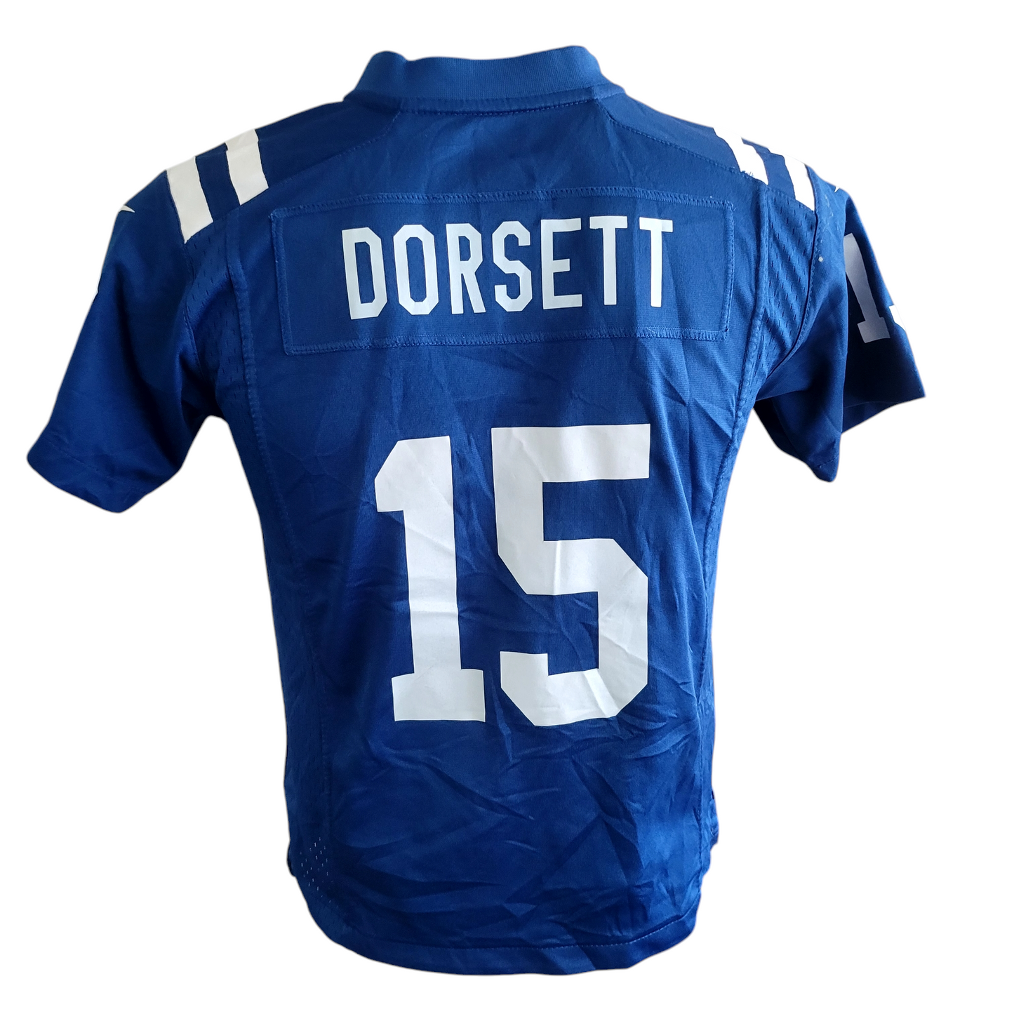 Phillip Dorsett #15 Indianapolis Colts Jersey Youth Medium - Nike NFL Team Apparel in Royal Blue - USASTARFASHION