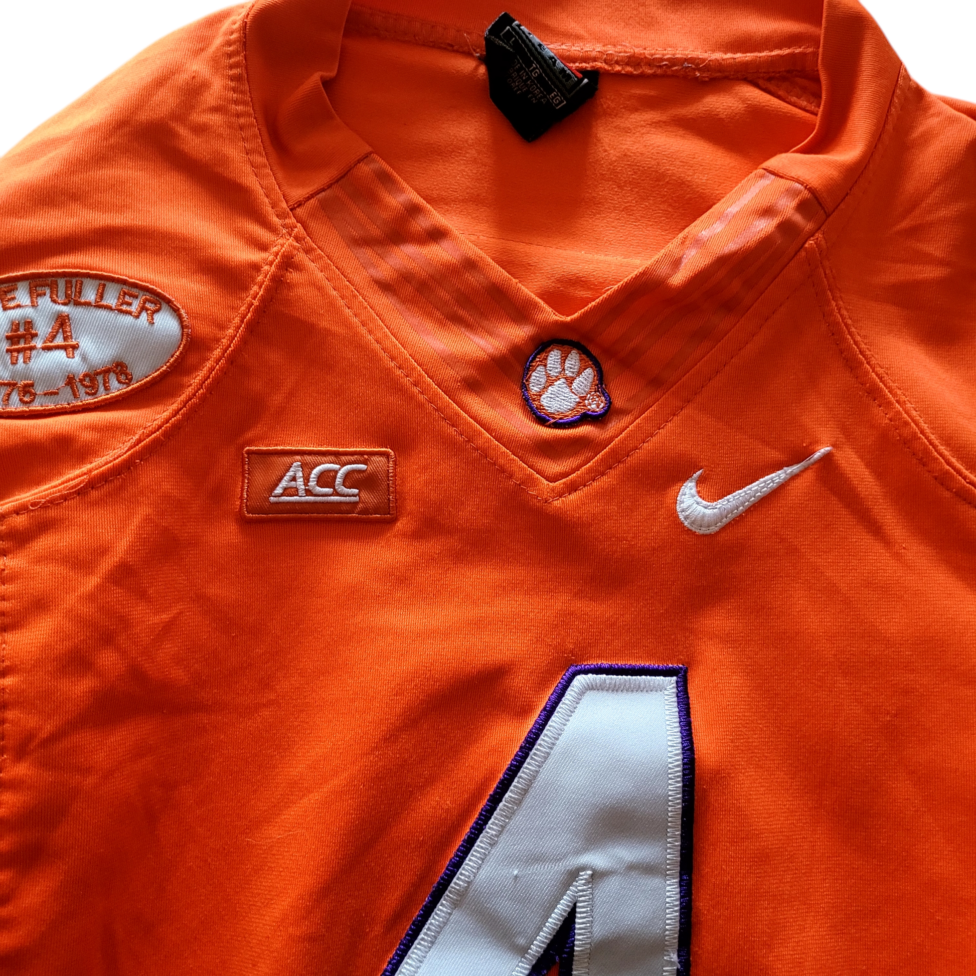 Clemson Tigers Jersey - Youth Large #4 Deshaun Watson, Nike Team Apparel, Grade A Condition - USASTARFASHION