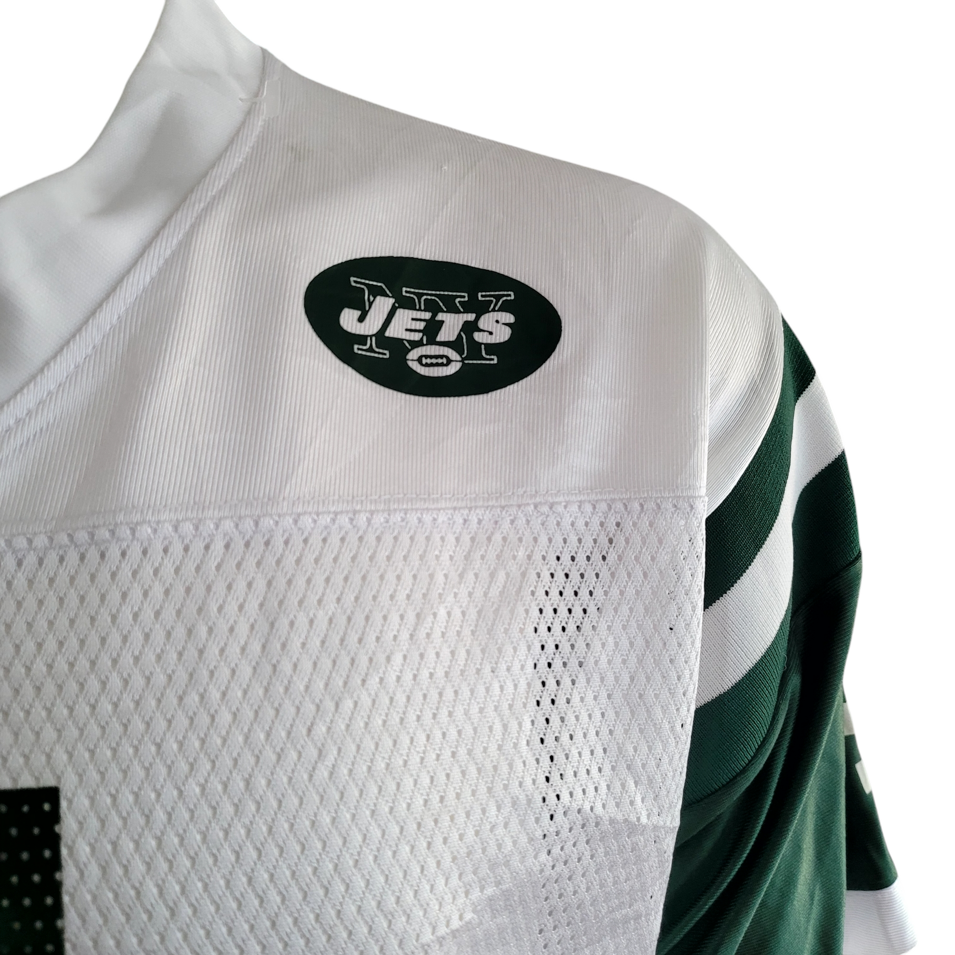 New York Jets #4 Brett Favre Youth Medium Jersey | Reebok Authentic NFL Team Apparel | Grade A Condition - USASTARFASHION