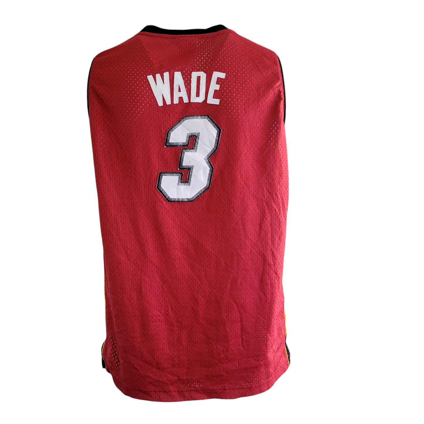 Reebok Dwyane Wade Miami Heat #3 Jersey Youth XL Red NBA Basketball Tank Top - USASTARFASHION