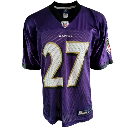 Vintage Reebok Ray Rice Jersey #27 - Baltimore Ravens, Size M, Authentic NFL Clothing - USASTARFASHION