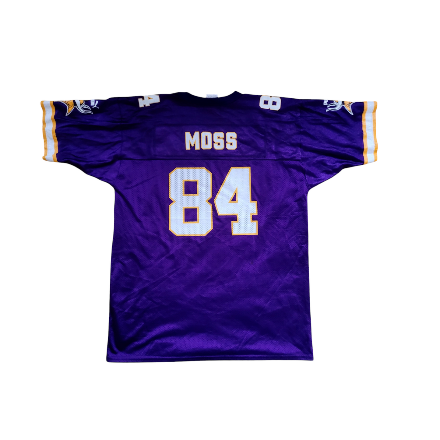 Randy Moss #84 Minnesota Vikings Jersey for Youth, Size XL, 100% Nylon, Excellent Condition - USASTARFASHION