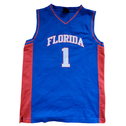 Vintage Florida Gators #1 Youth Jersey - Lightweight Sleeveless Design, Size 16/18 - USASTARFASHION