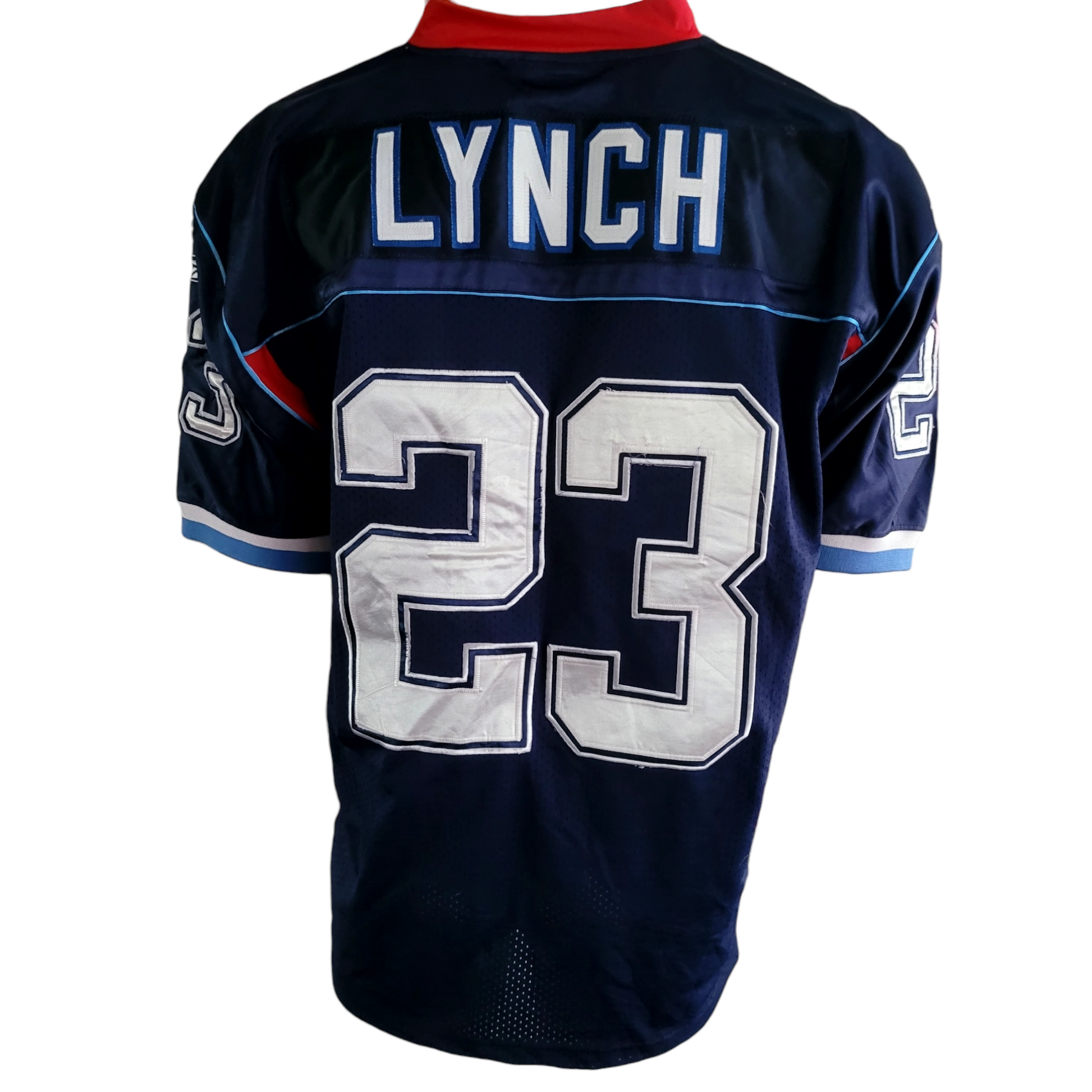 Vintage New England Patriots Marshawn Lynch Jersey #23 - Size 50, 100% Polyester, Excellent Condition - USASTARFASHION