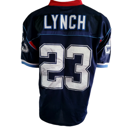 Vintage New England Patriots Marshawn Lynch Jersey #23 - Size 50, 100% Polyester, Excellent Condition - USASTARFASHION