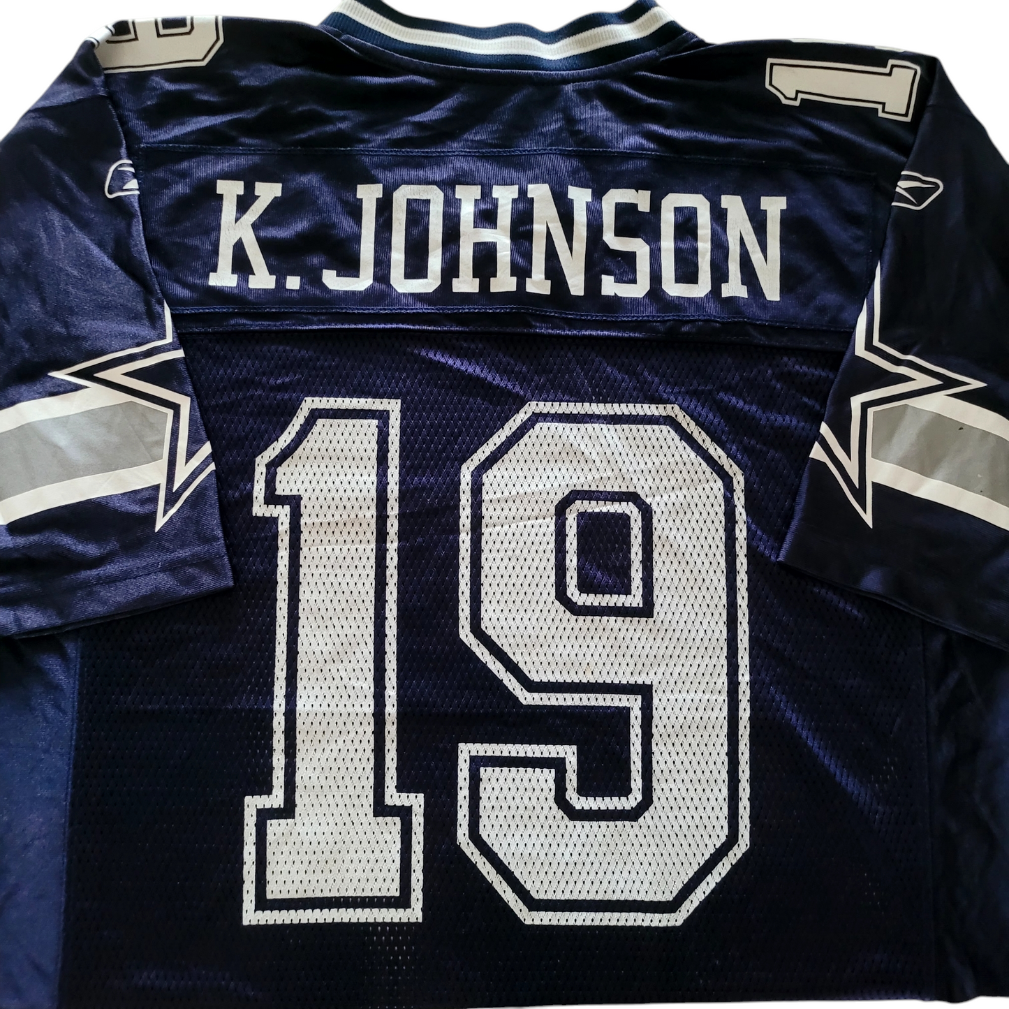 Vintage Dallas Cowboys Jersey - Keyshawn Johnson #19, Size Medium, print Name & Number - USASTARFASHION