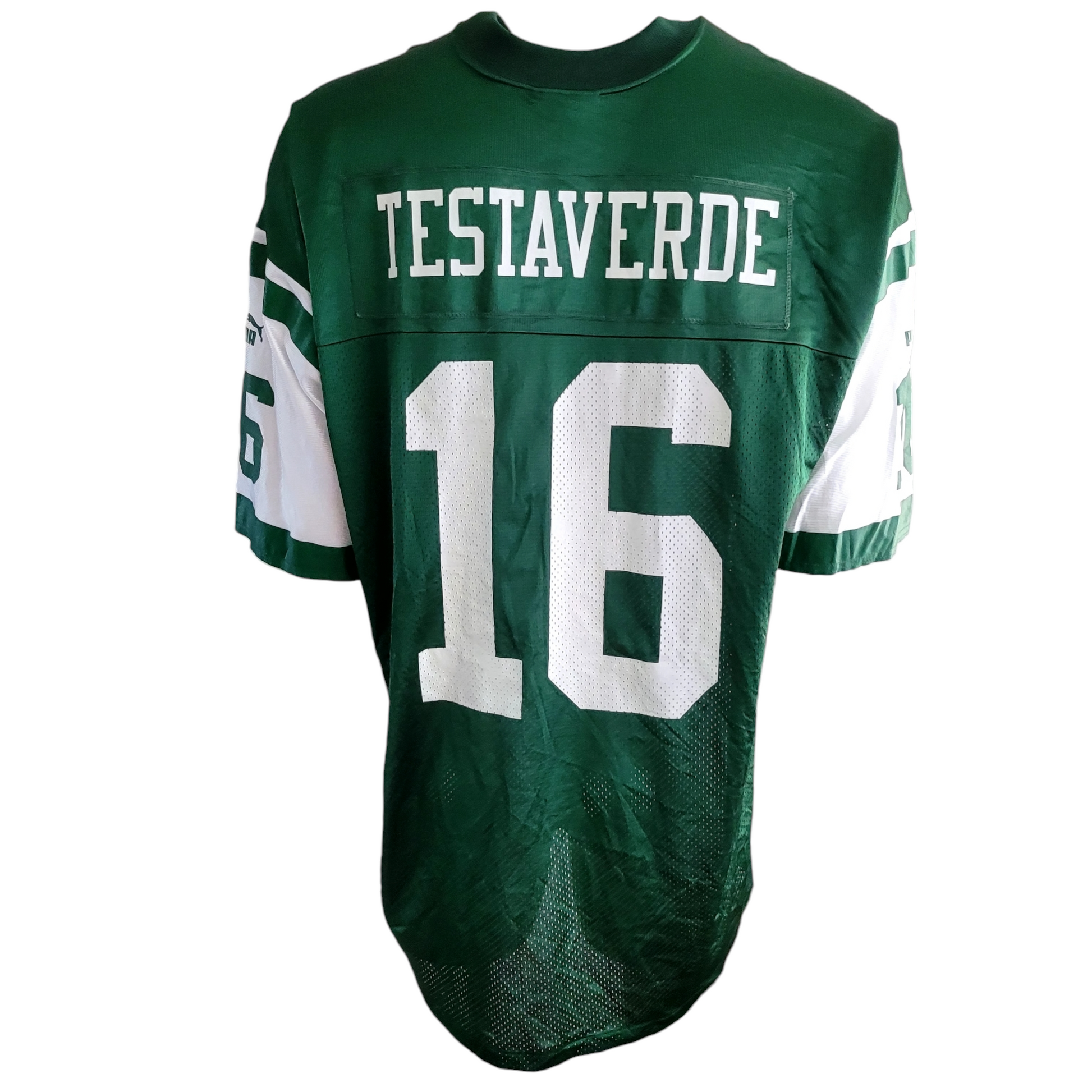 Vinny Testaverde Jersey - New York Jets #16 Men's 2XL - Official Puma, Grade A Condition - USASTARFASHION