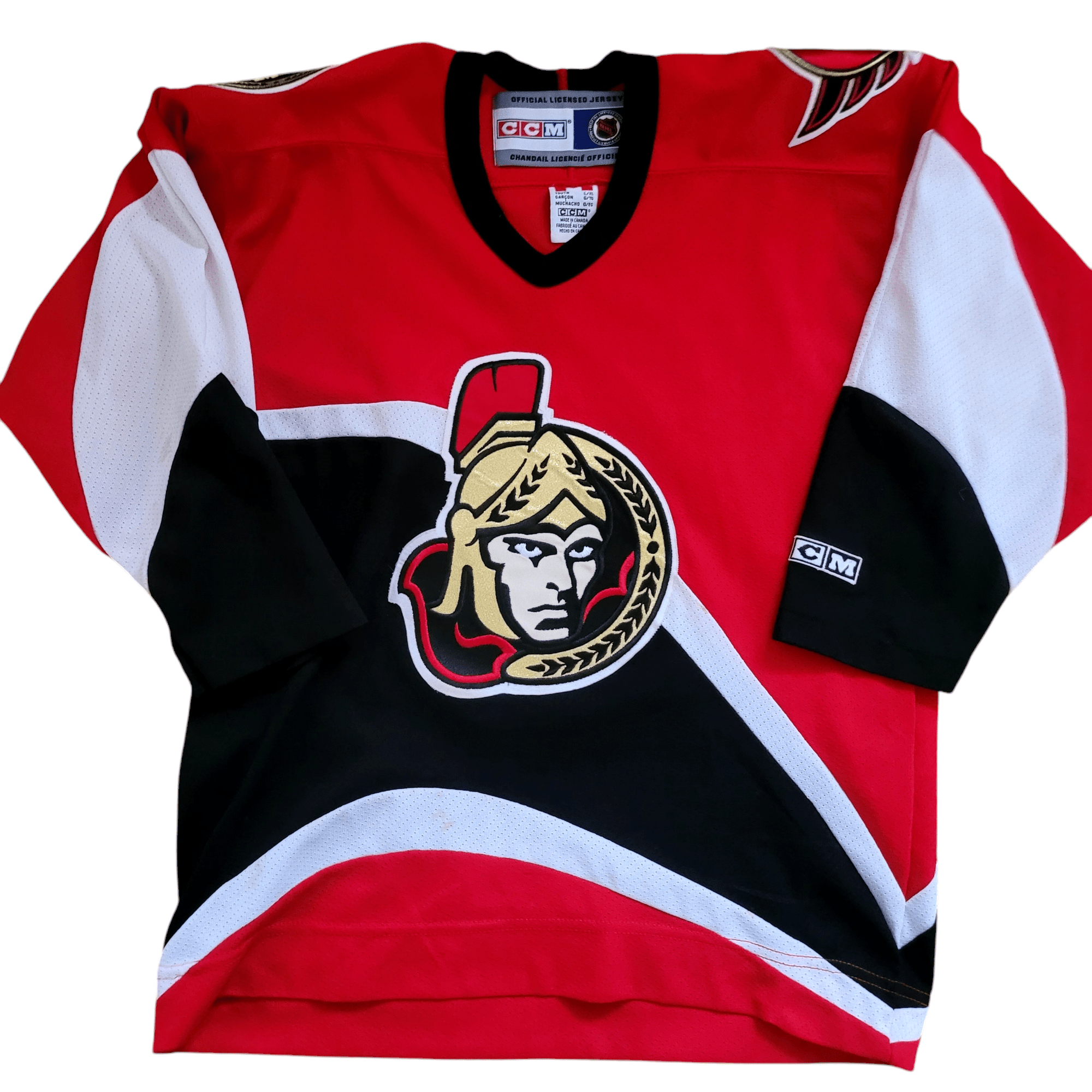 Vintage CCM Ottawa Senators Licensed Youth Jersey L/XL CCM