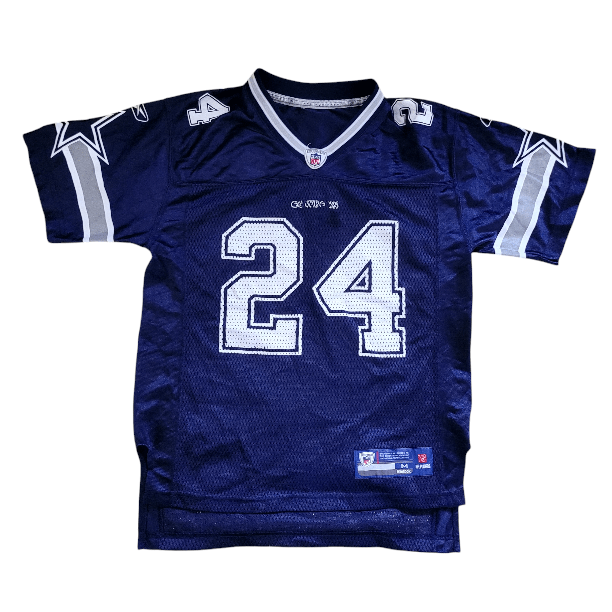 Dallas Cowboys Marion Barber #24 Kids Jersey - Size M Reebok