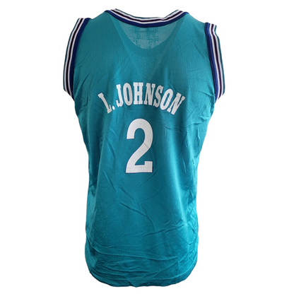 Charlotte Hornets Larry Johnson Jersey sz M - USASTARFASHION