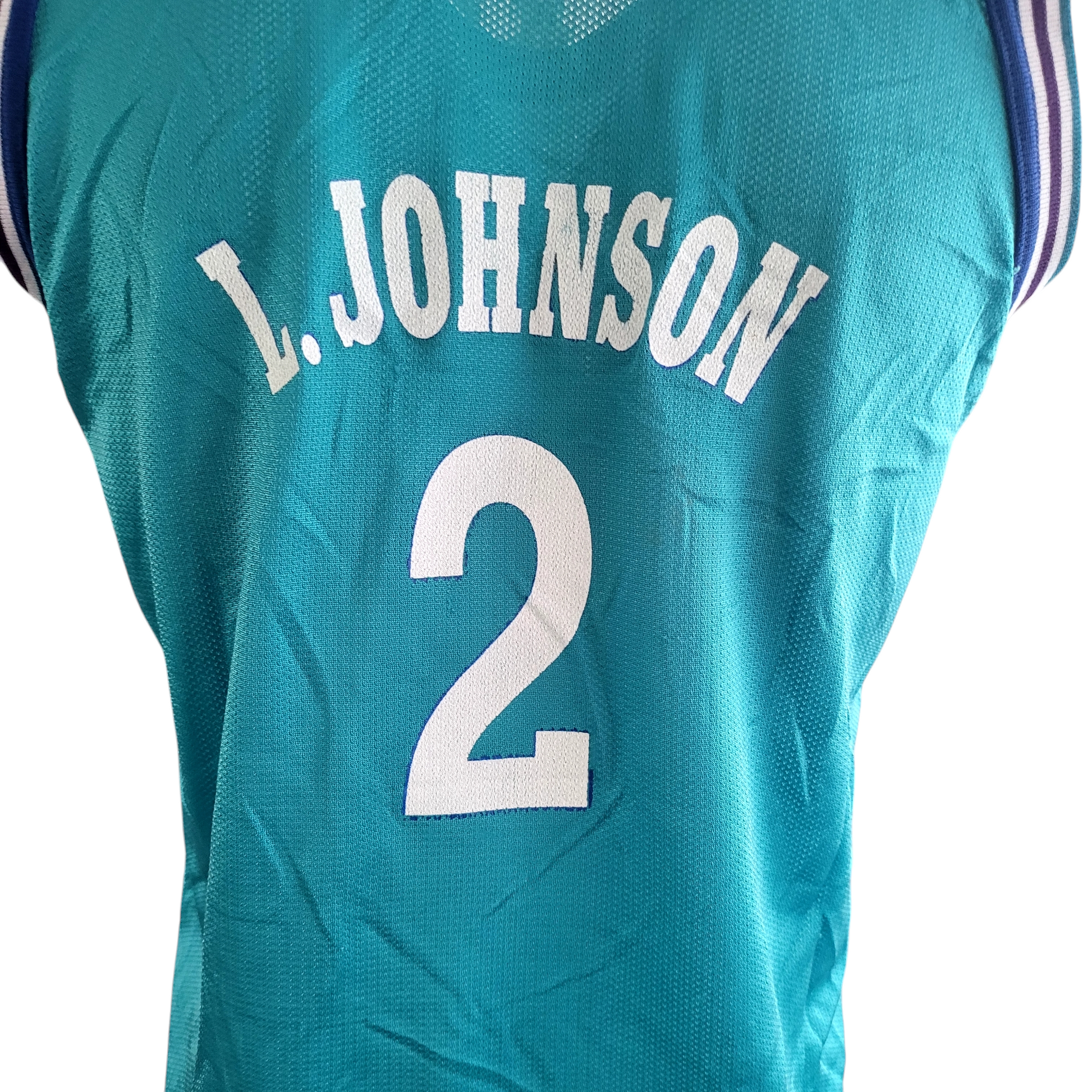 Charlotte Hornets Larry Johnson Jersey sz M - USASTARFASHION