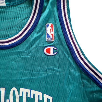 Charlotte Hornets Larry Johnson Jersey sz M - USASTARFASHION