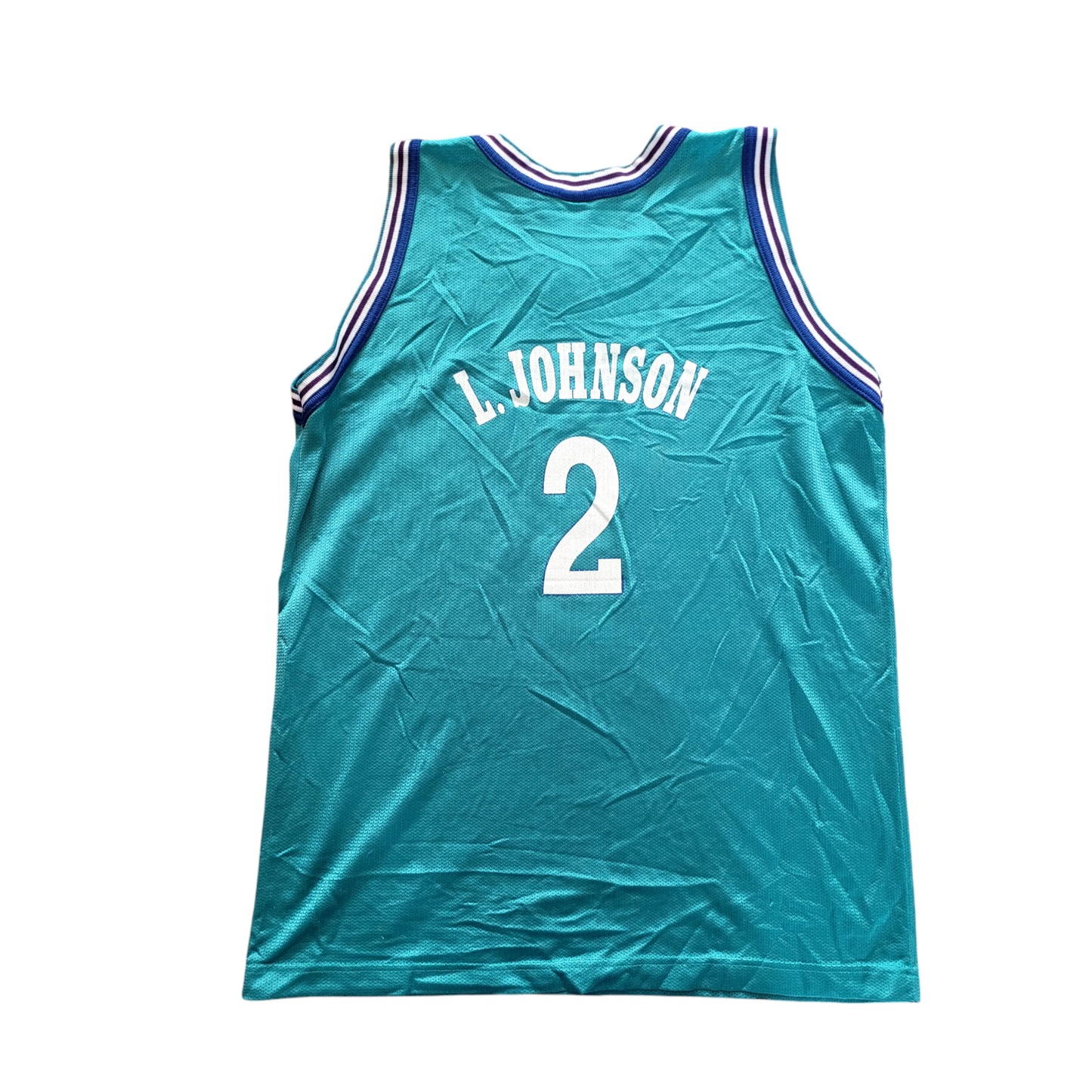 Charlotte Hornets Larry Johnson Jersey sz M - USASTARFASHION