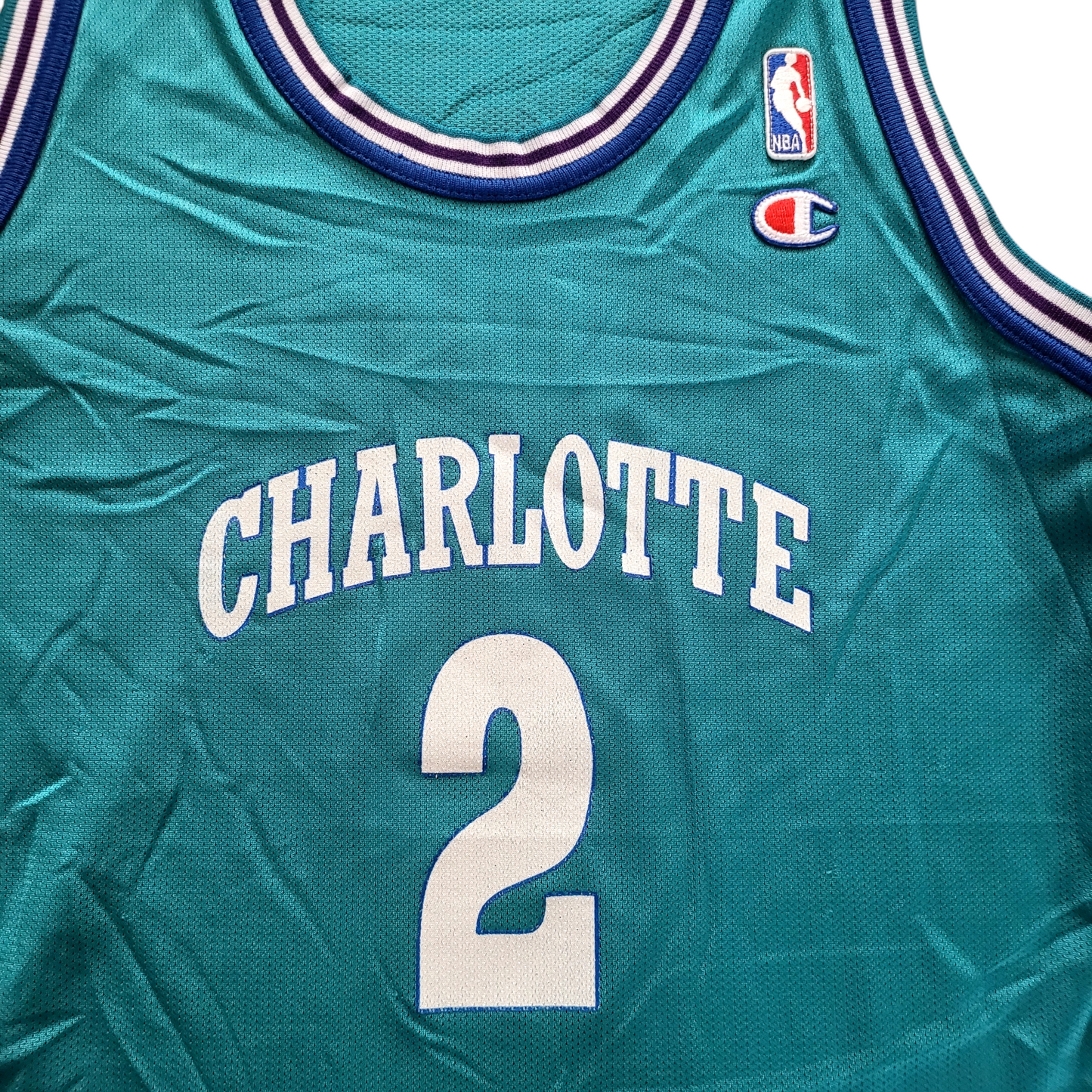 Charlotte Hornets Larry Johnson Jersey sz M - USASTARFASHION