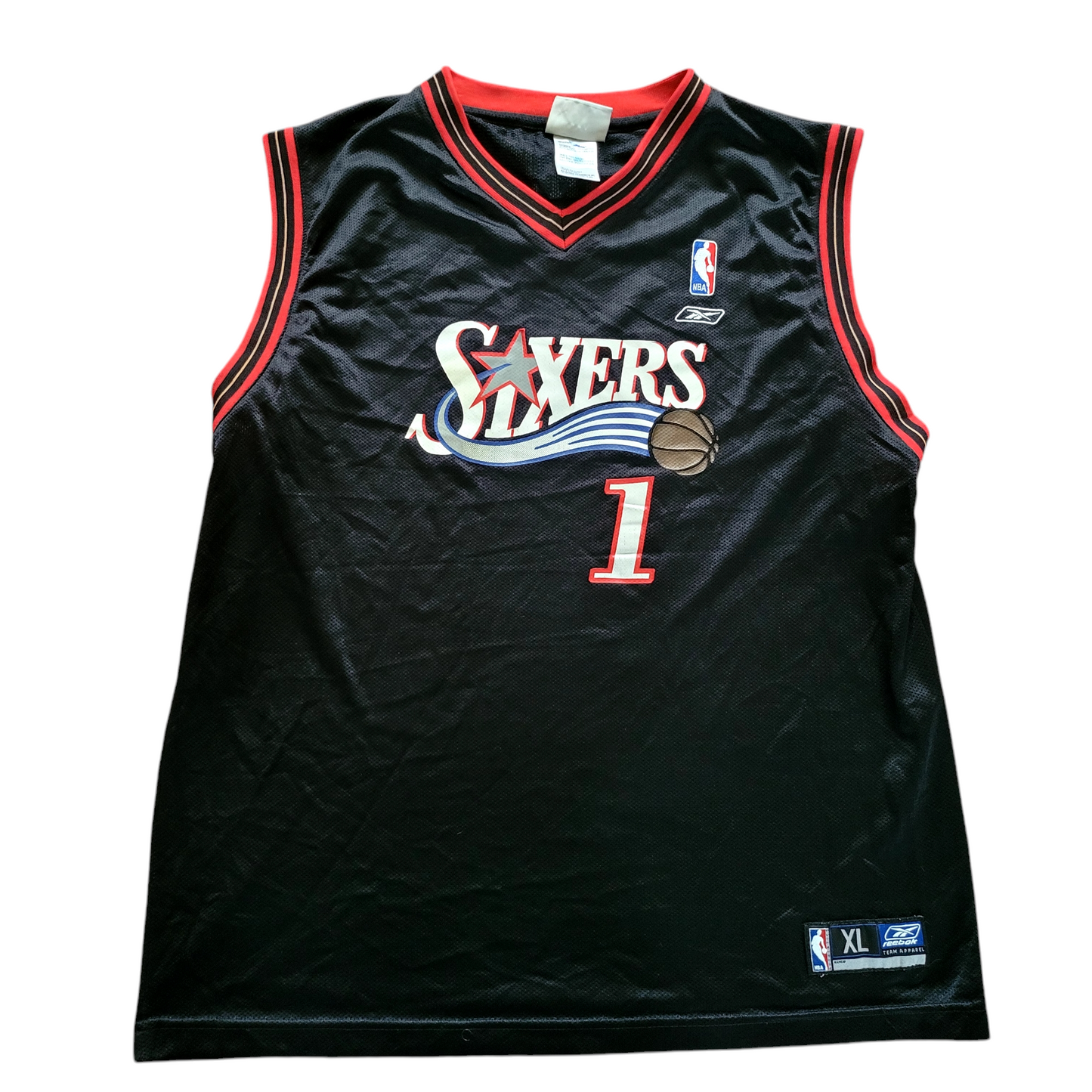 Philadelphia 76ers Allen Iverson youth XL  Jersey - USASTARFASHION