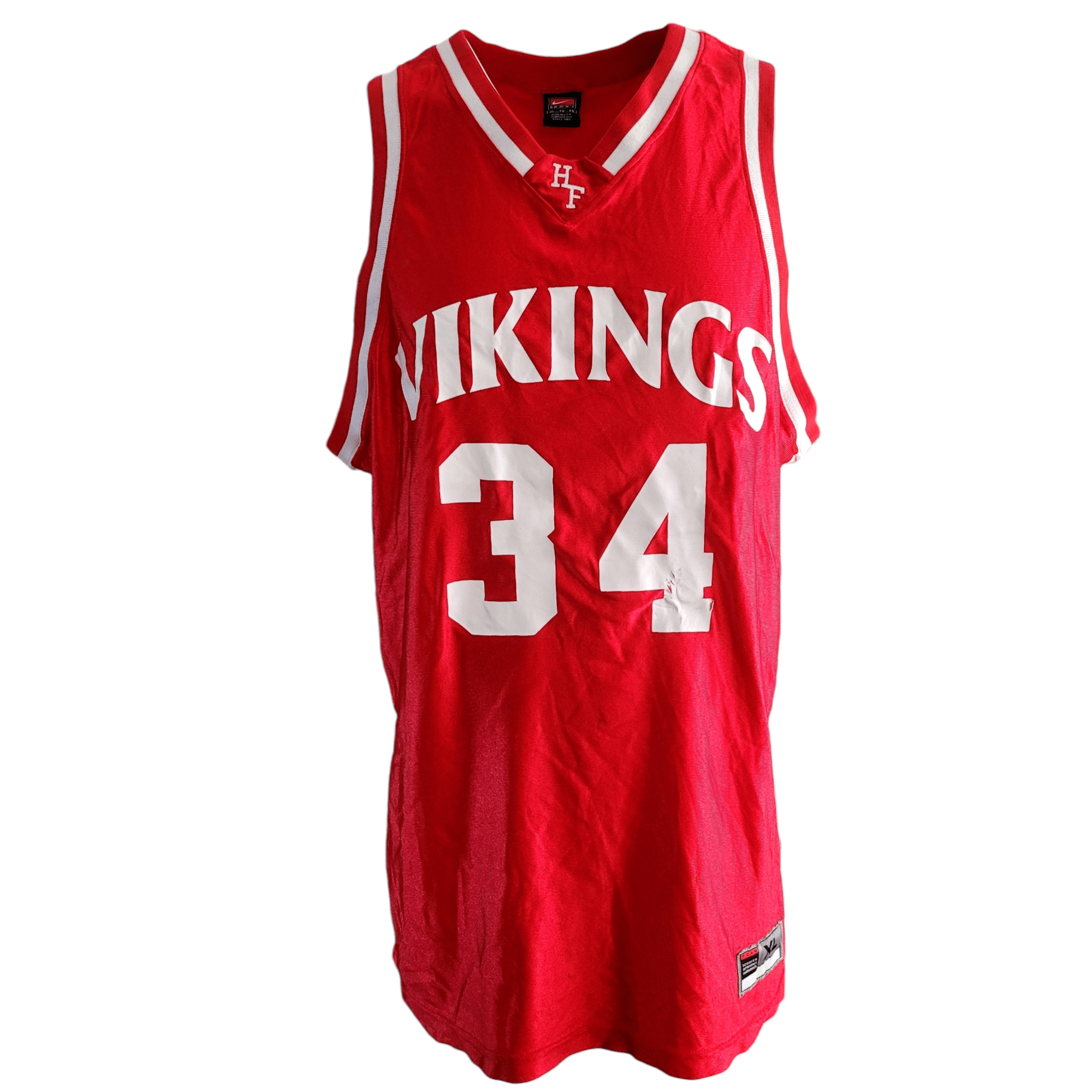 Vintage Nike HF Vikings #34 Jersey sz XL Tshirt Nike