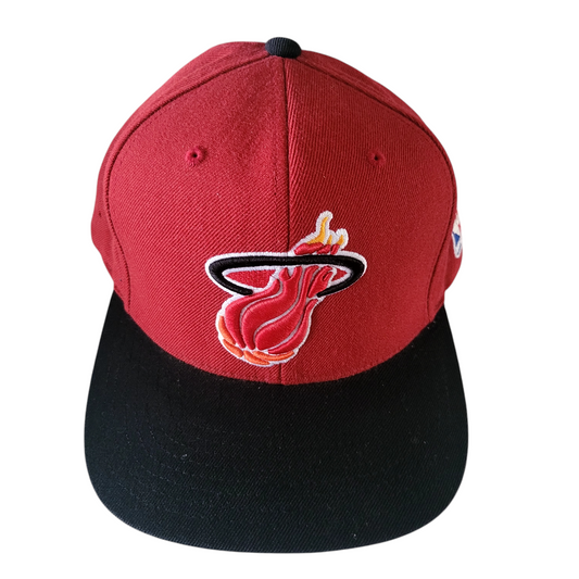 Vintage Miami Heat Mitchell & Ness Hardwood Classics Cap - USASTARFASHION