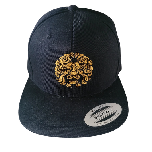 Yupoong Classic Lion Embroidery Snapback Hat - USASTARFASHION