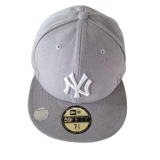 New Era Yankees Gray Cap 7 3/8 (58.7 cm)