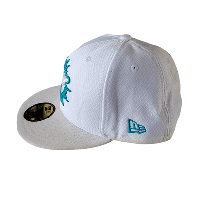 New Era Miami Dolphins 59FIFTY White Cap 7 3/8 (58.7 cm) - USASTARFASHION