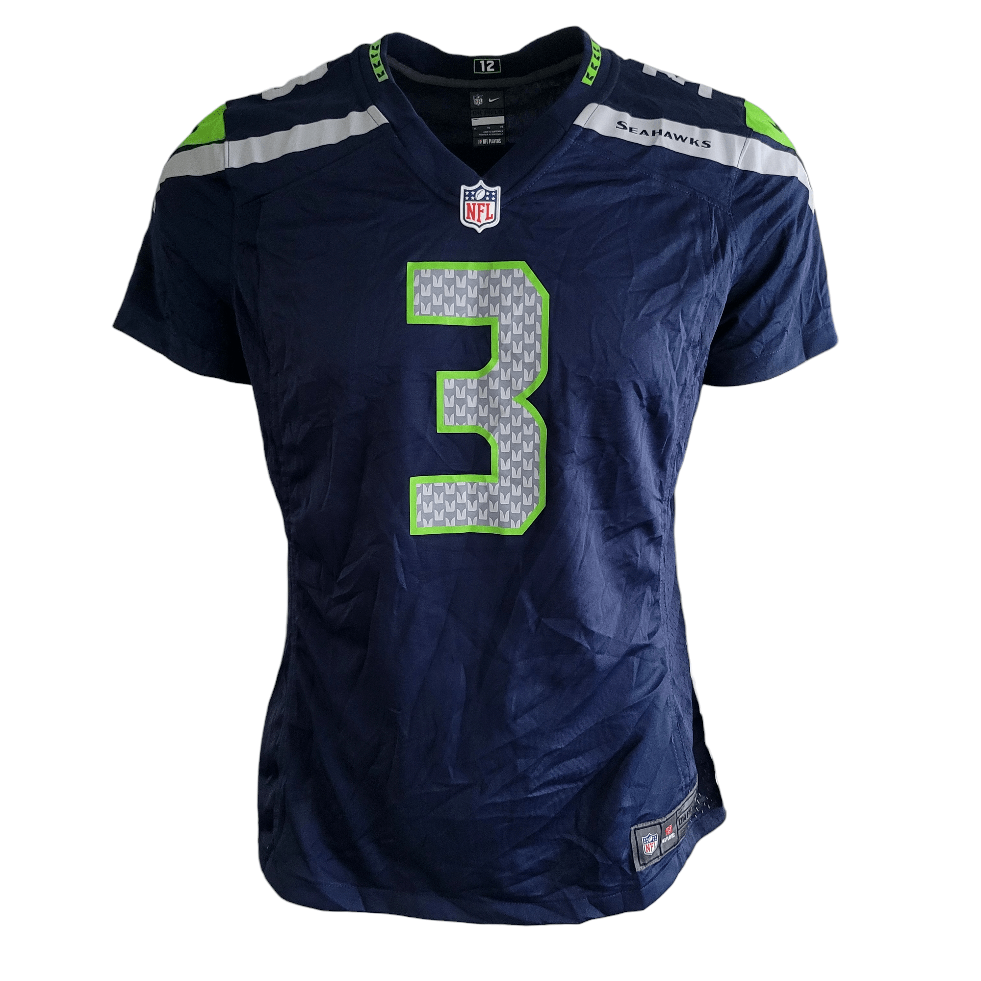 Russell Wilson Seahawks Jersey - Women's XL - USASTARFASHION