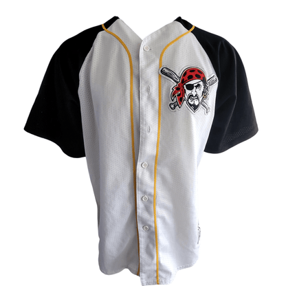 Pittsburgh Pirates Button-Up Jersey - Size Large - USASTARFASHION