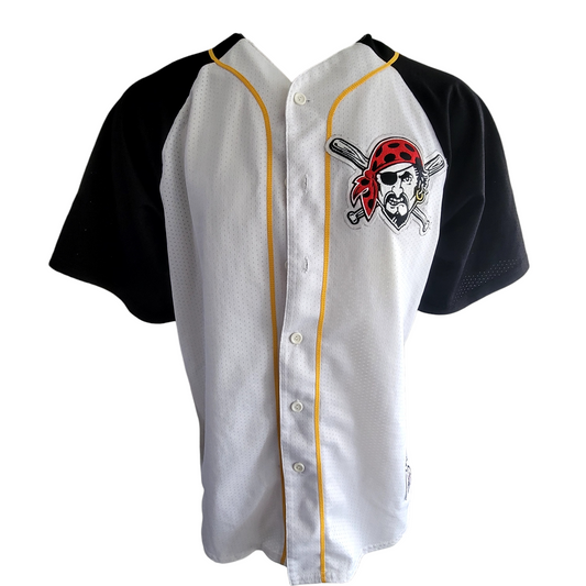 Pittsburgh Pirates Button-Up Jersey - Size Large