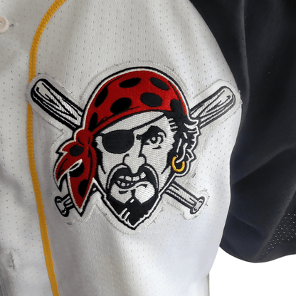 Pittsburgh Pirates Button-Up Jersey - Size Large - USASTARFASHION