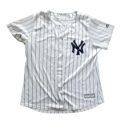 New York Yankees Gary Sanchez #24 Pinstripe Jersey - Youth Size XL Jerseys Majestic