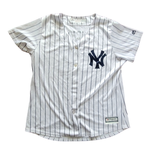 New York Yankees Gary Sanchez #24 Pinstripe Jersey - Youth Size XL