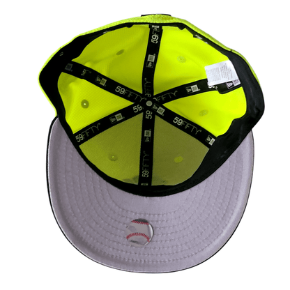 New Era 59FIFTY Neon Yellow MLB Fitted Cap (7 1/8) Hat New era