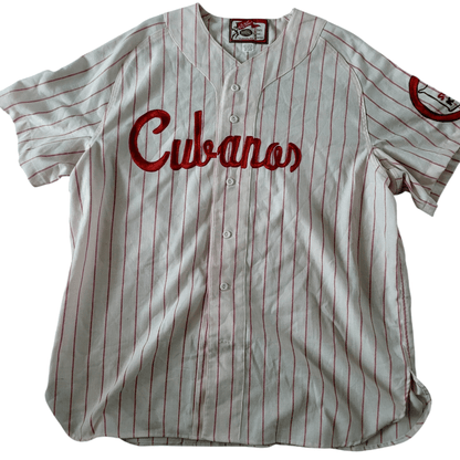 Rare Ebbets Field Flannels Cuban Sugar Kings wool flannel Jersey - Size 2XL Jerseys Rare Ebbets Field Flannels Cuban Sugar Kings