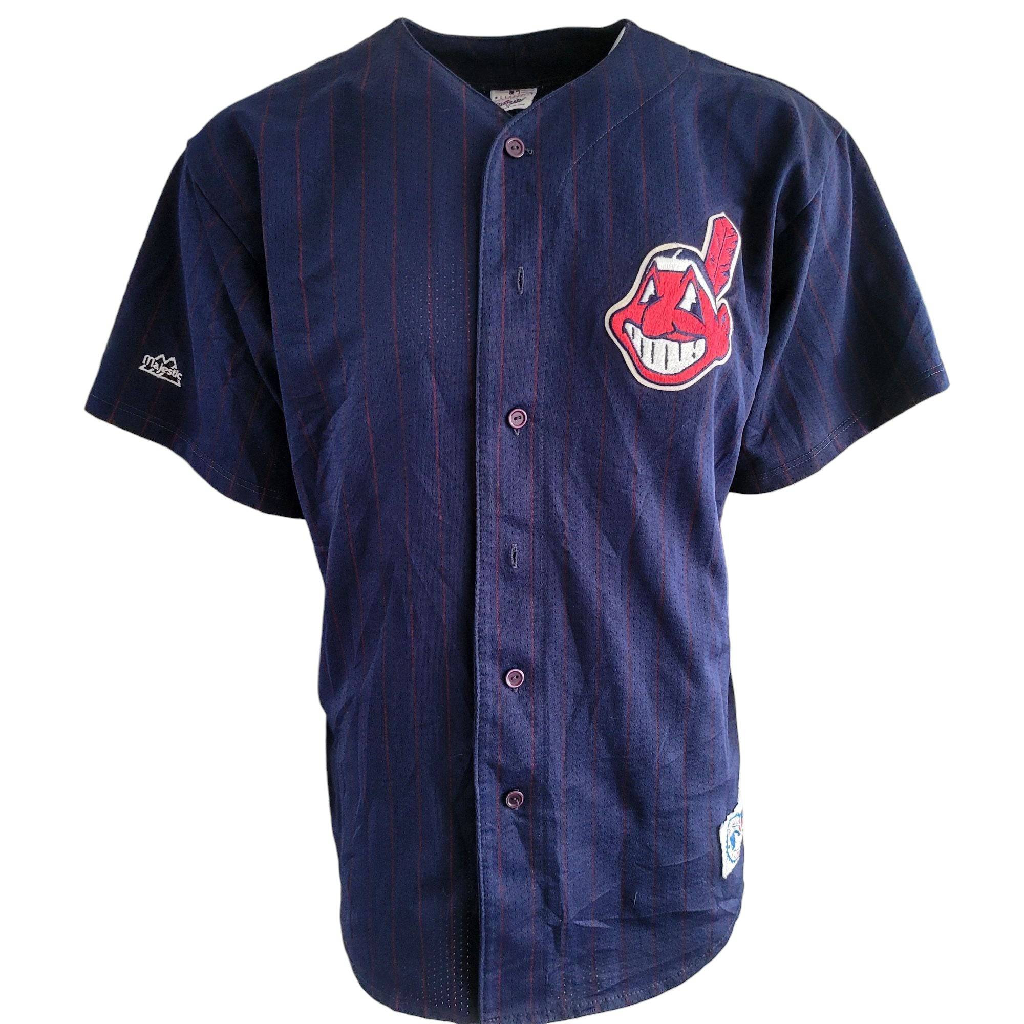 Vintage Majestic Cleveland Indians MLB Jersey XL Jerseys Majestic