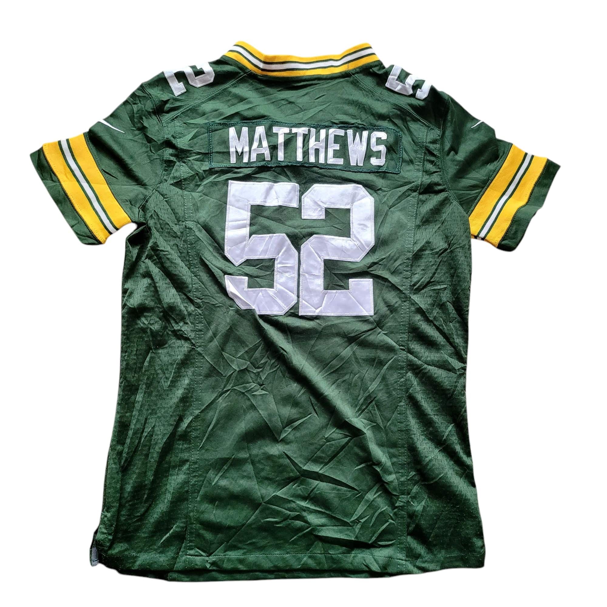 Nike Green Bay Packers Clay Matthews #52 Jersey - youth Size L Jerseys Nike