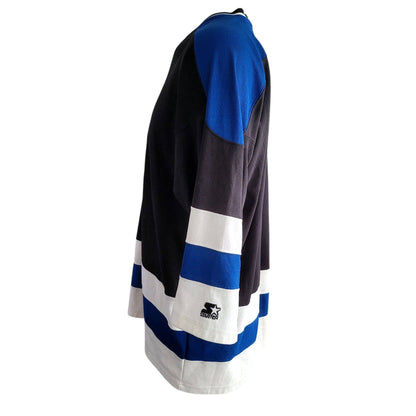 Vintage Starter Hockey Jersey Black Blue White – XXL – Made in Korea - USASTARFASHION