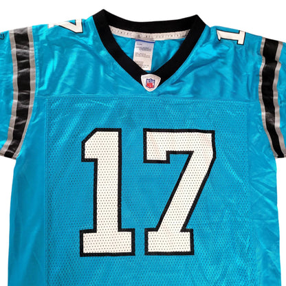 Reebok Jake Delhomme Carolina Panthers Jersey - Blue Size M Medium (10-12) - USASTARFASHION