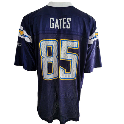 Reebok Antonio Gates San Diego Chargers Jersey - Size XL - USASTARFASHION