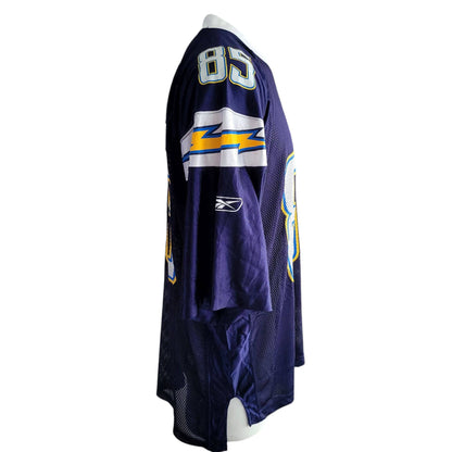 Reebok Antonio Gates San Diego Chargers Jersey - Size XL - USASTARFASHION