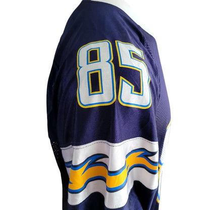 Reebok Antonio Gates San Diego Chargers Jersey - Size XL - USASTARFASHION