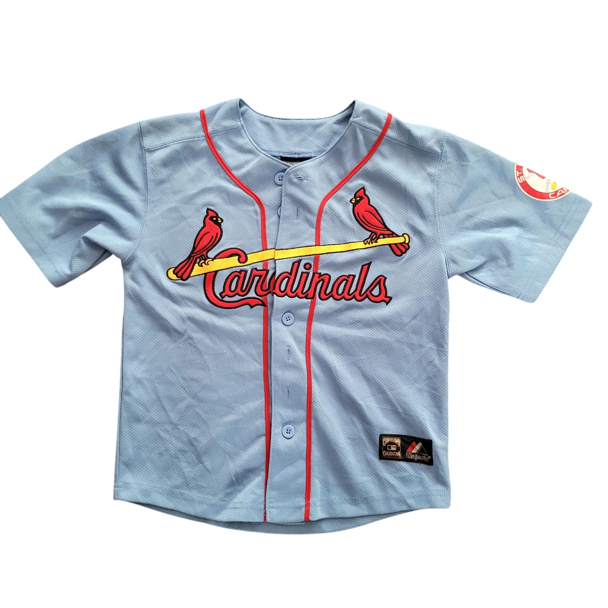 Cooperstown Collection Yadier Molina St. Louis Cardinals Jersey - Size 8 Youth - USASTARFASHION