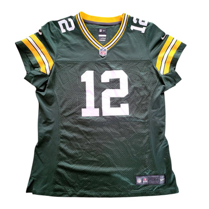 Nike Green Bay Packers Aaron Rodgers Women's On Field Jersey - Size L - USASTARFASHION