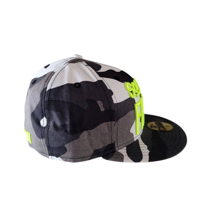 New Era 59FIFTY Sorry I'm Fresh Camo Fitted Hat - Size 7 1/4 - USASTARFASHION