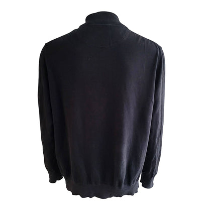 Timberland Black Quarter-Zip Sweater - Size XXL - USASTARFASHION